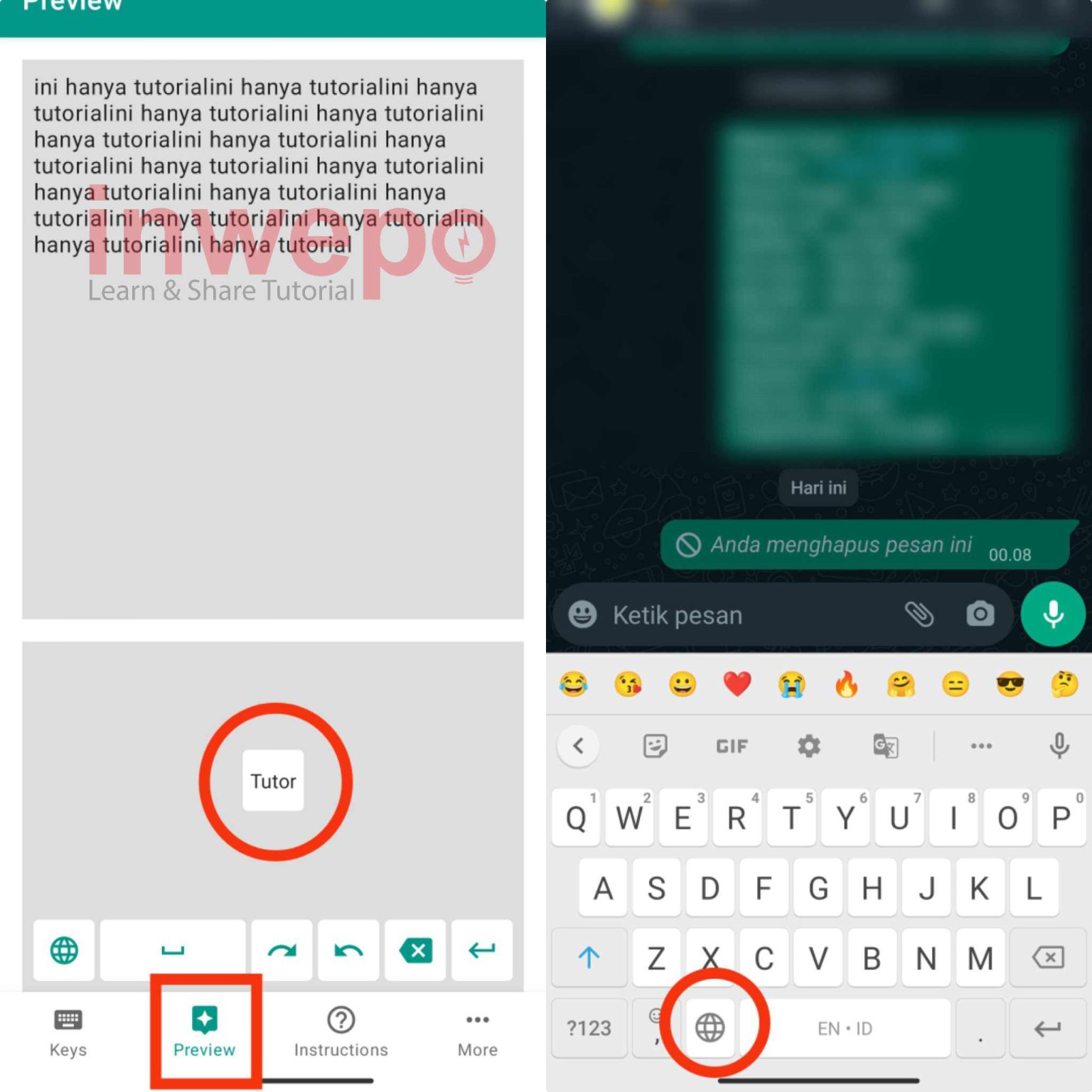Cara Membuat Shortcut Pada Keyboard Android