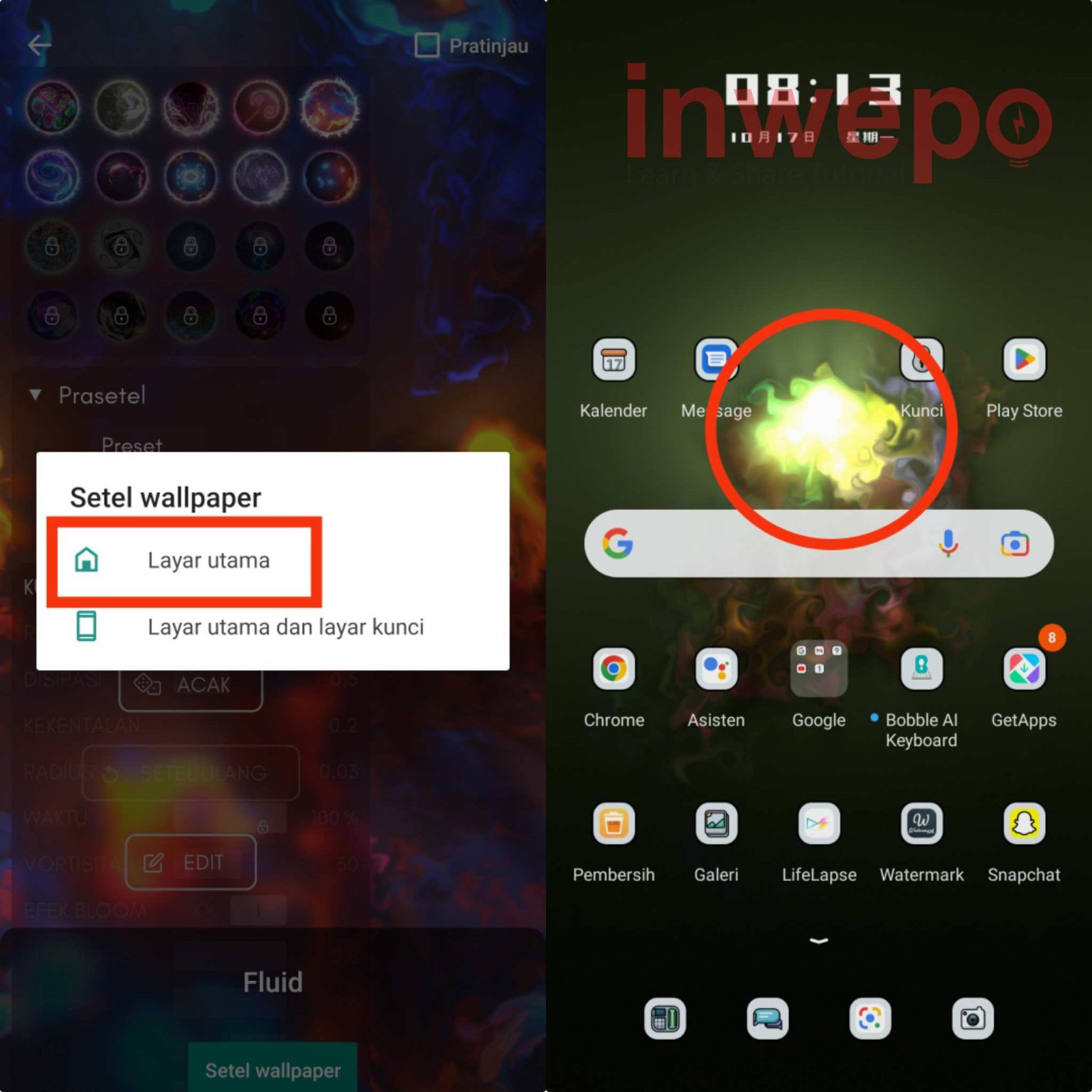 Cara Membuat Wallpaper Interaktif Keren di Android Inwepo