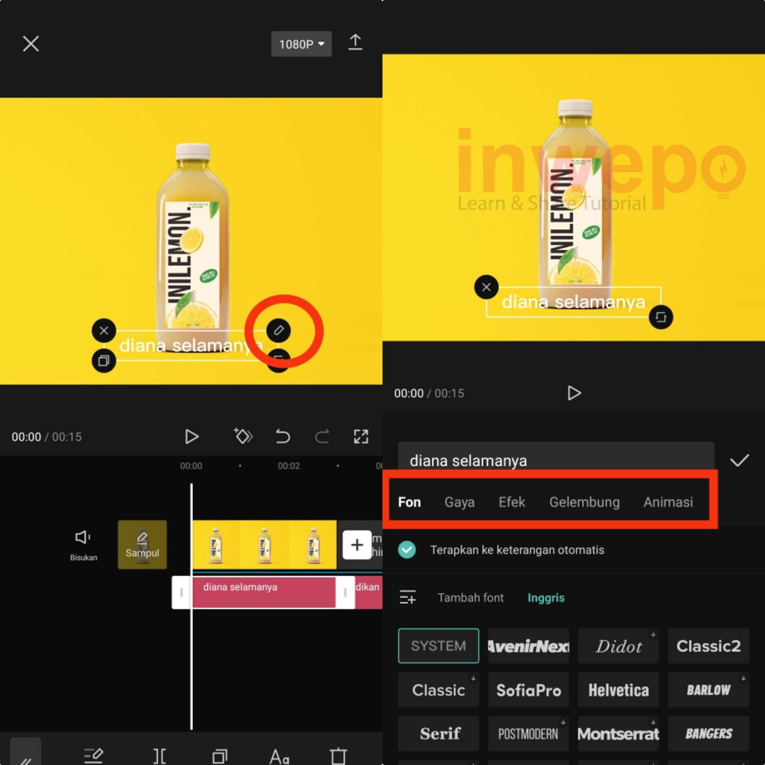 Cara Mudah Buat Lirik Otomatis Di Capcut