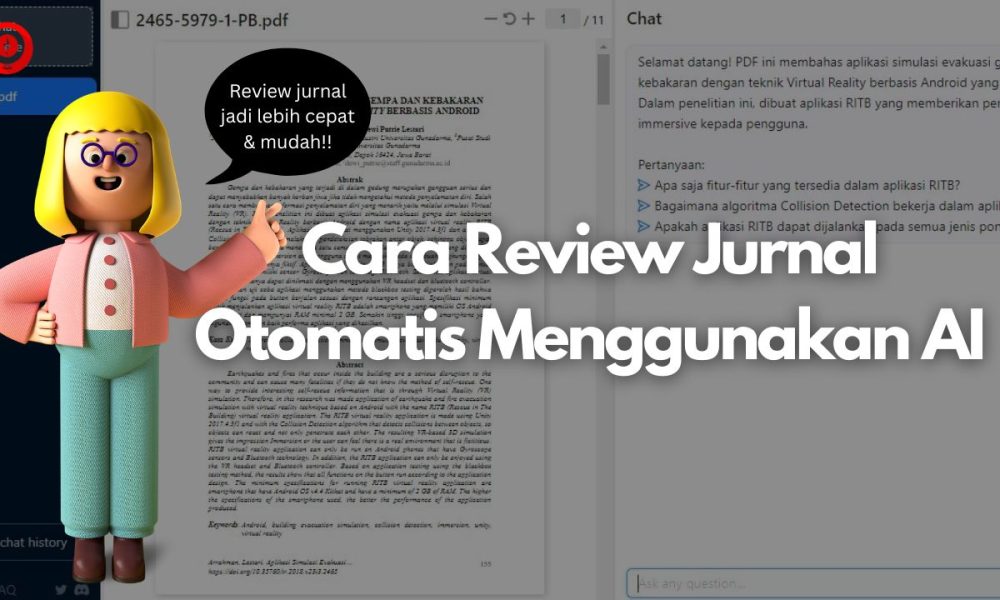 Cara Review Jurnal Otomatis Menggunakan AI