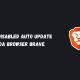 Cara Disabled Auto Update Pada Browser Brave