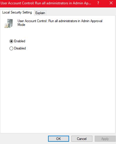 User Account Control