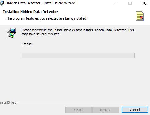 Install Aplikasi Hidden Data Detector