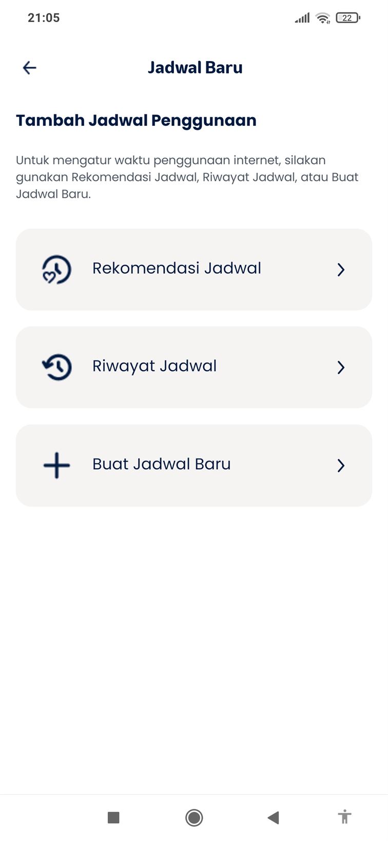 Jadwal Baru